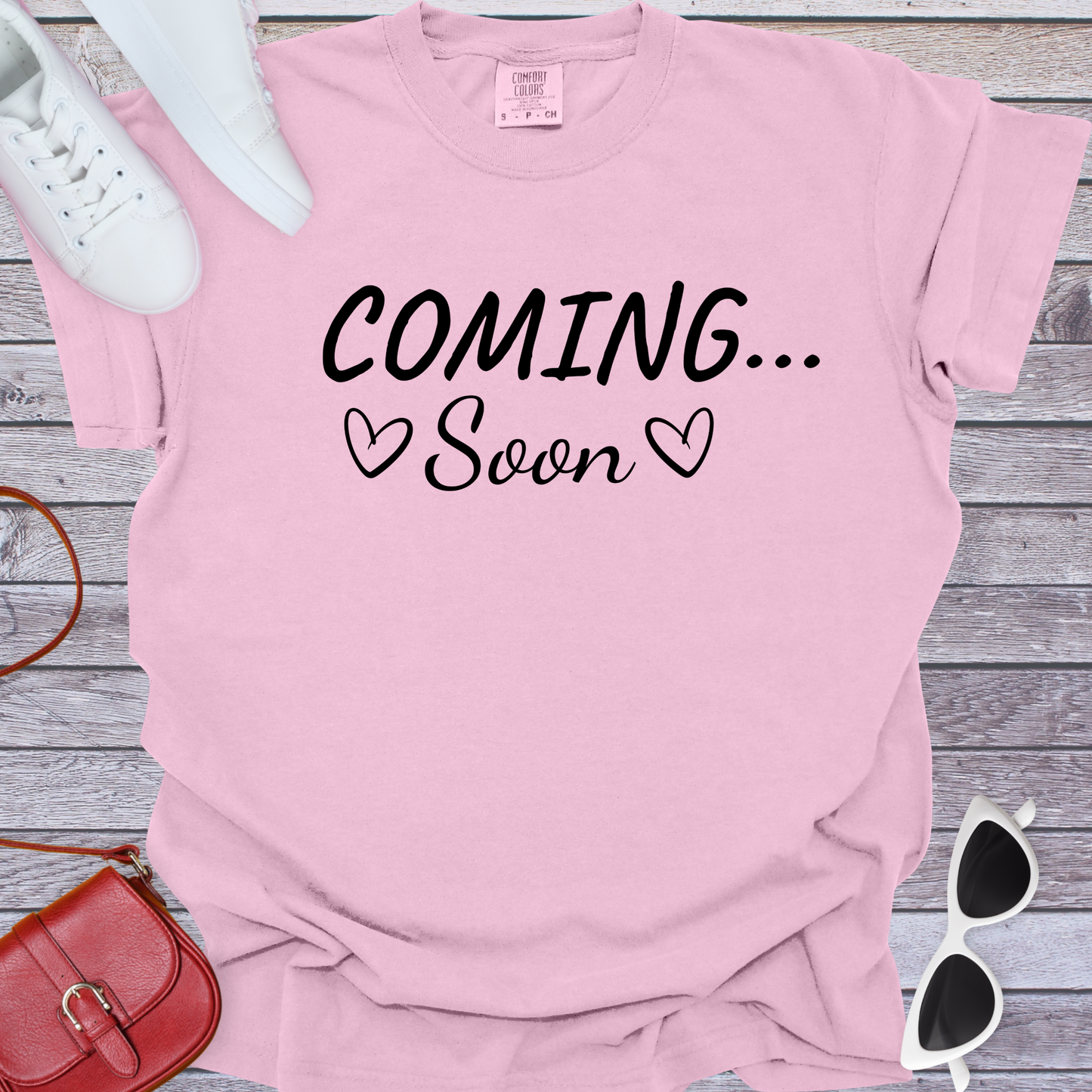 Coming Soon Heart T-Shirt