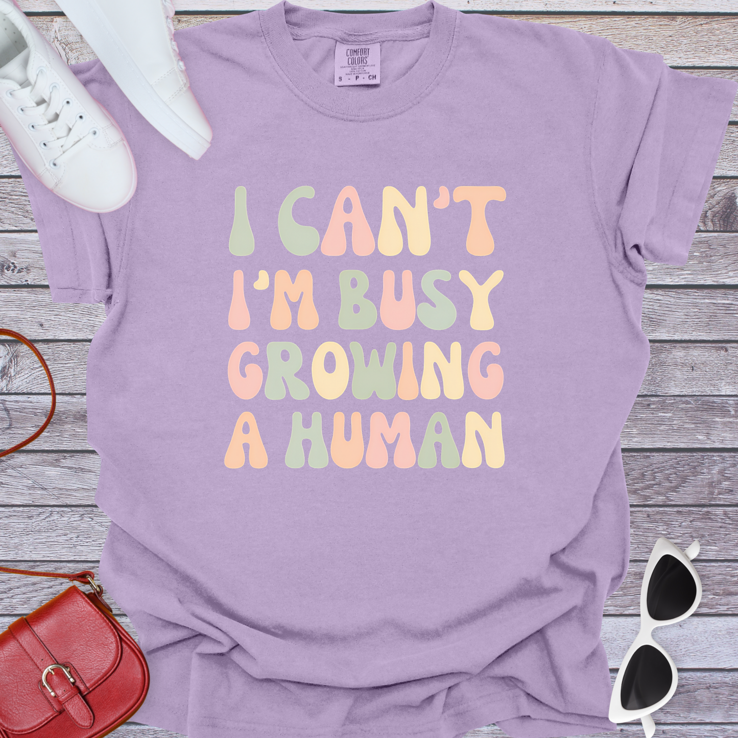 I Can't I'm Busy Growing a Human T-Shirt