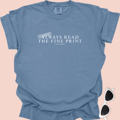 Always Read the Fine Print