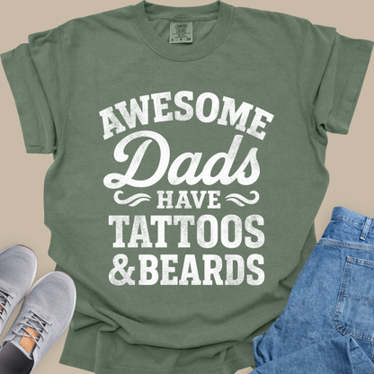 Awesome Dads Have Tattoos & Beards