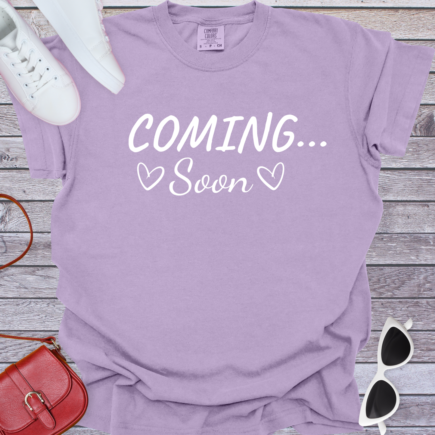 Coming Soon Heart T-Shirt