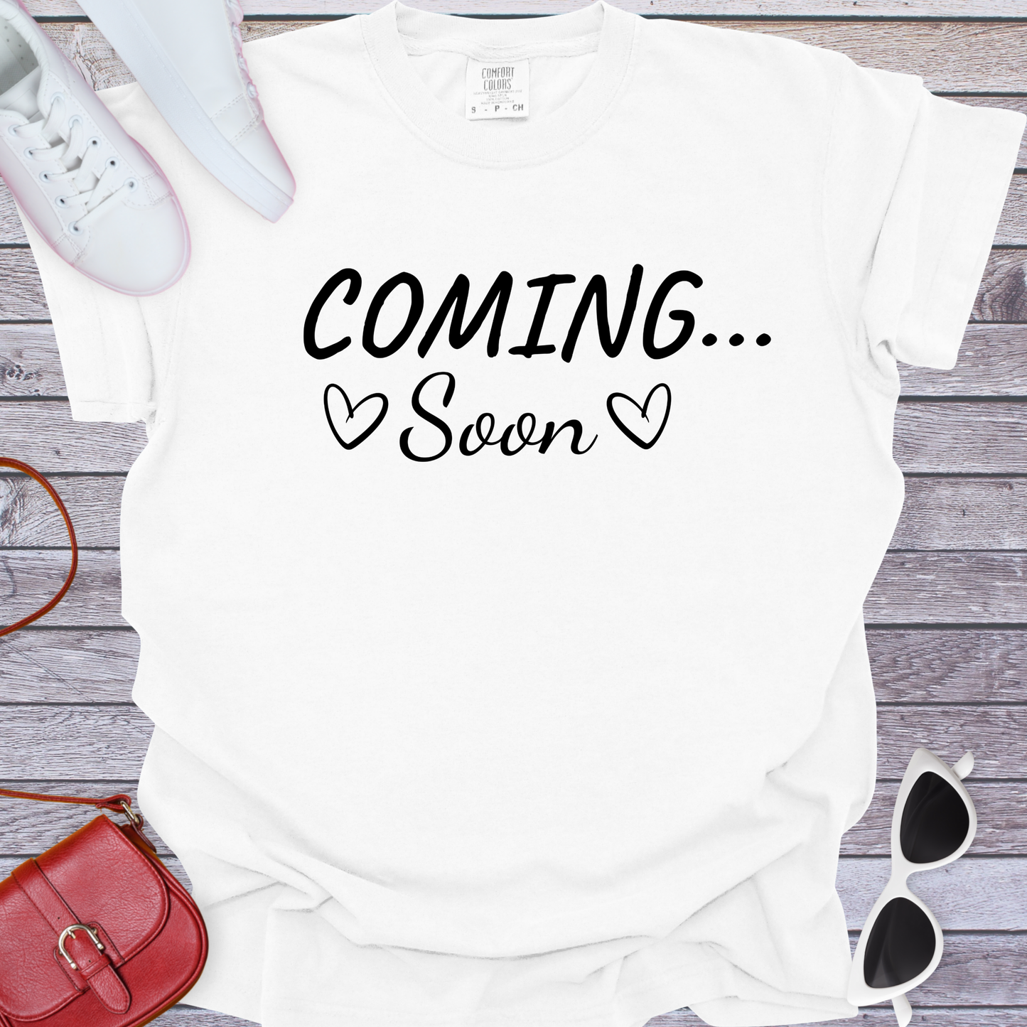 Coming Soon Heart T-Shirt