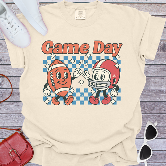 Fist Bump Football Game Day T-Shirt