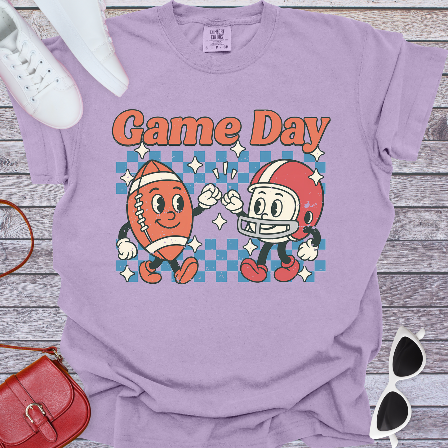 Fist Bump Football Game Day T-Shirt