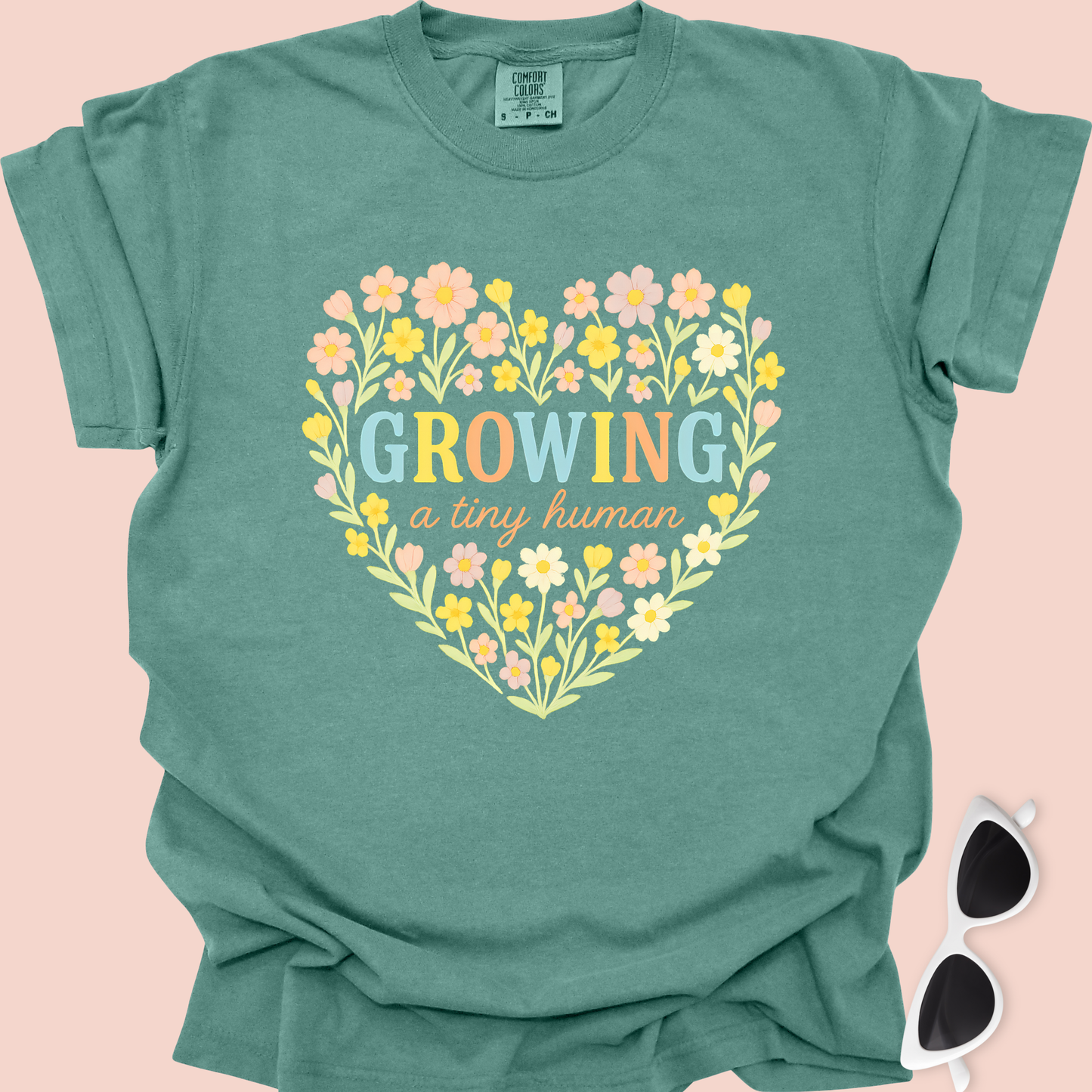 Growing a Tiny Human Floral Heart