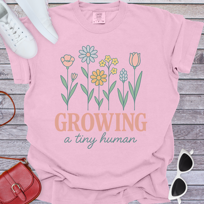Growing a Tiny Human Flower T-Shirt