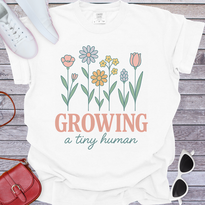 Growing a Tiny Human Flower T-Shirt