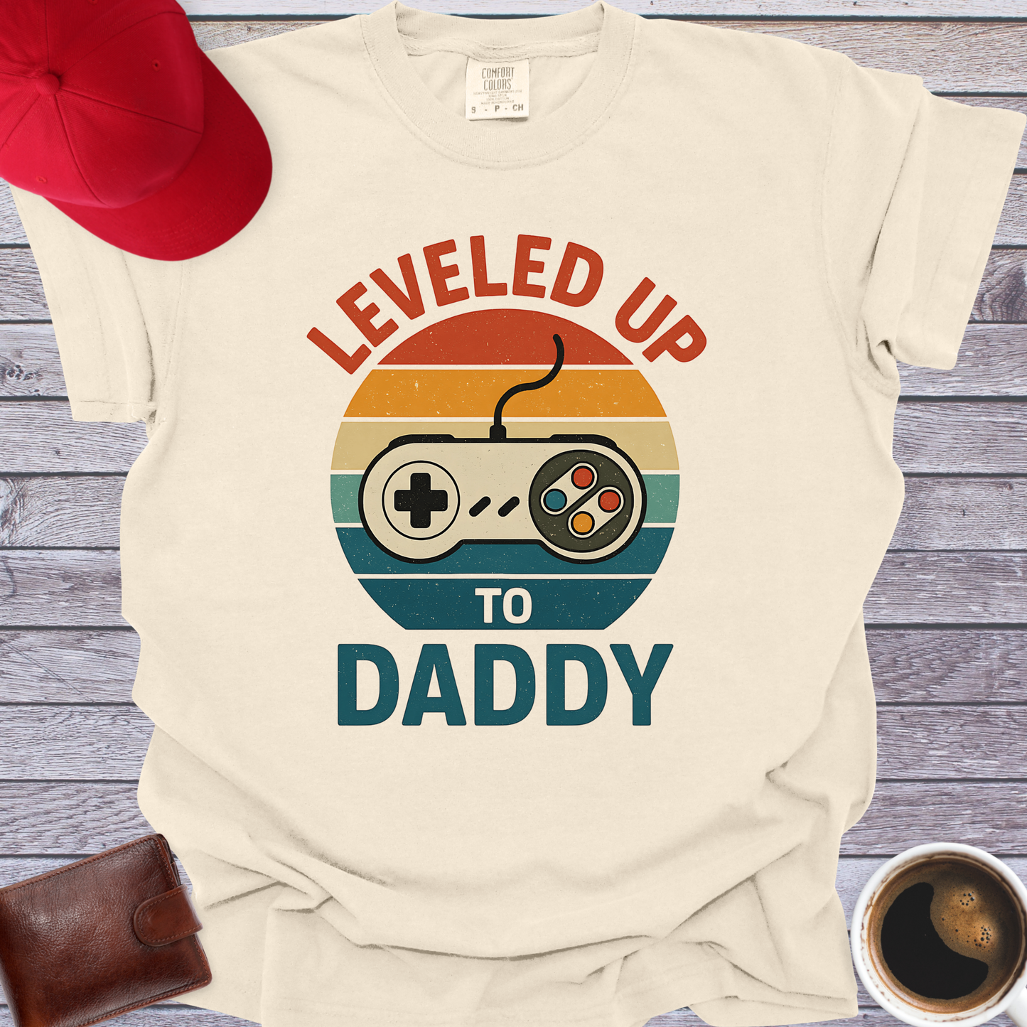 Leveled Up to Daddy T-Shirt