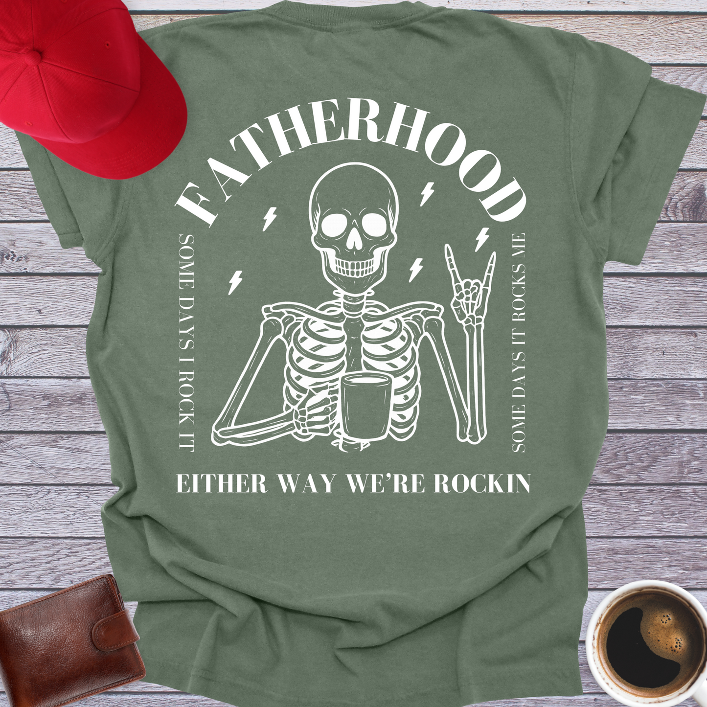 Rockin Fatherhood T-Shirt