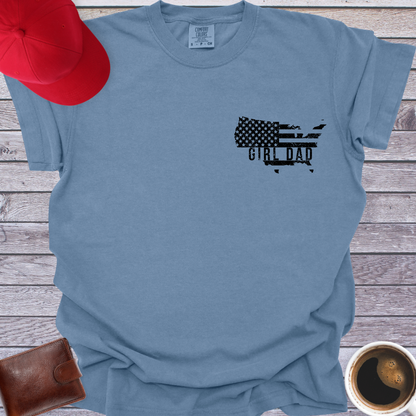 USA Girl Dad T-Shirt