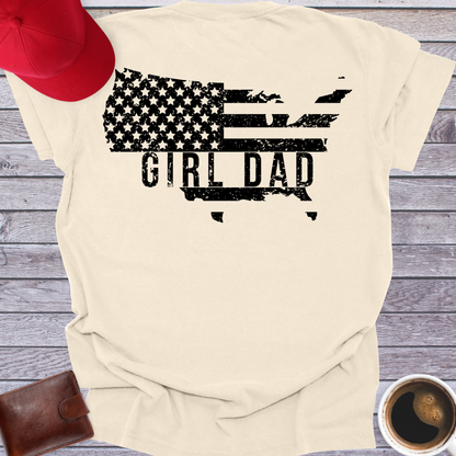 USA Girl Dad T-Shirt